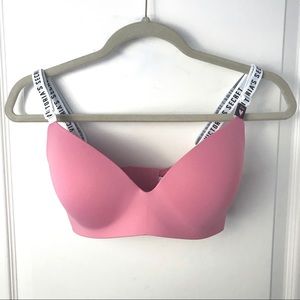 Rose Victoria’s Secret Wireless T-Shirt Bra 32DD